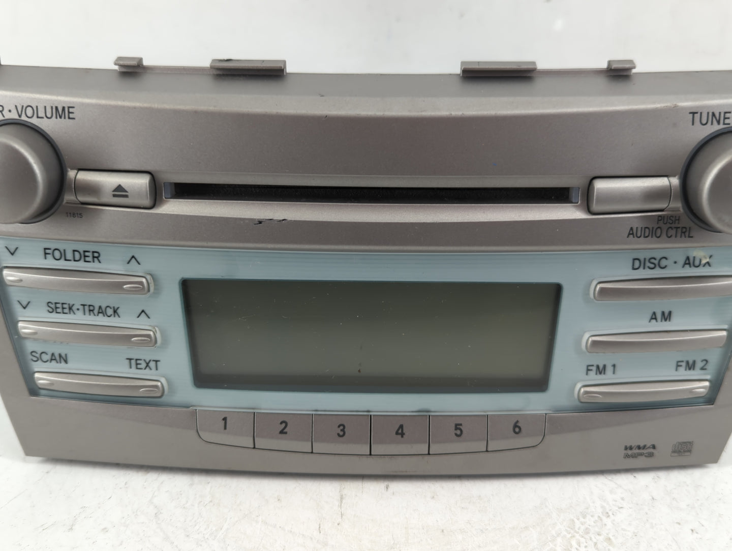 2007-2009 Toyota Camry Radio AM FM Cd Player Receiver Replacement P/N:86120-06180 Fits Fits 2007 2008 2009 OEM Used Auto Parts - Oemusedautoparts1.com