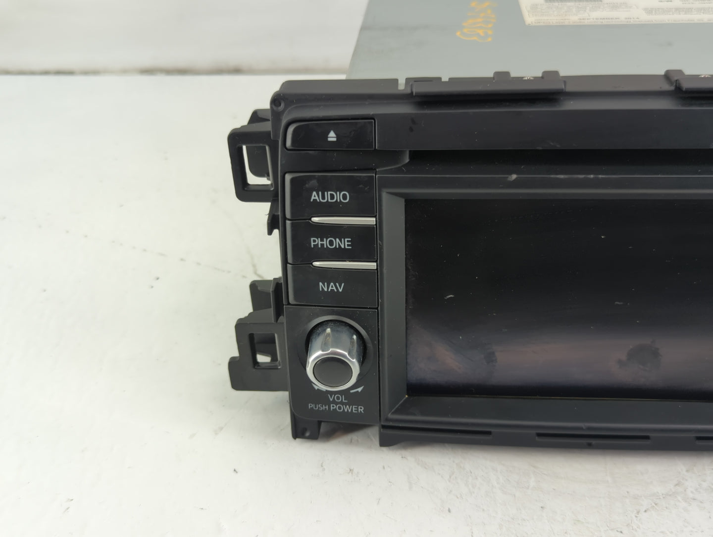 2014-2015 Mazda 6 Radio AM FM Cd Player Receiver Replacement P/N:GJS1 66 DV0C Fits Fits 2014 2015 OEM Used Auto Parts - Oemusedautoparts1.com