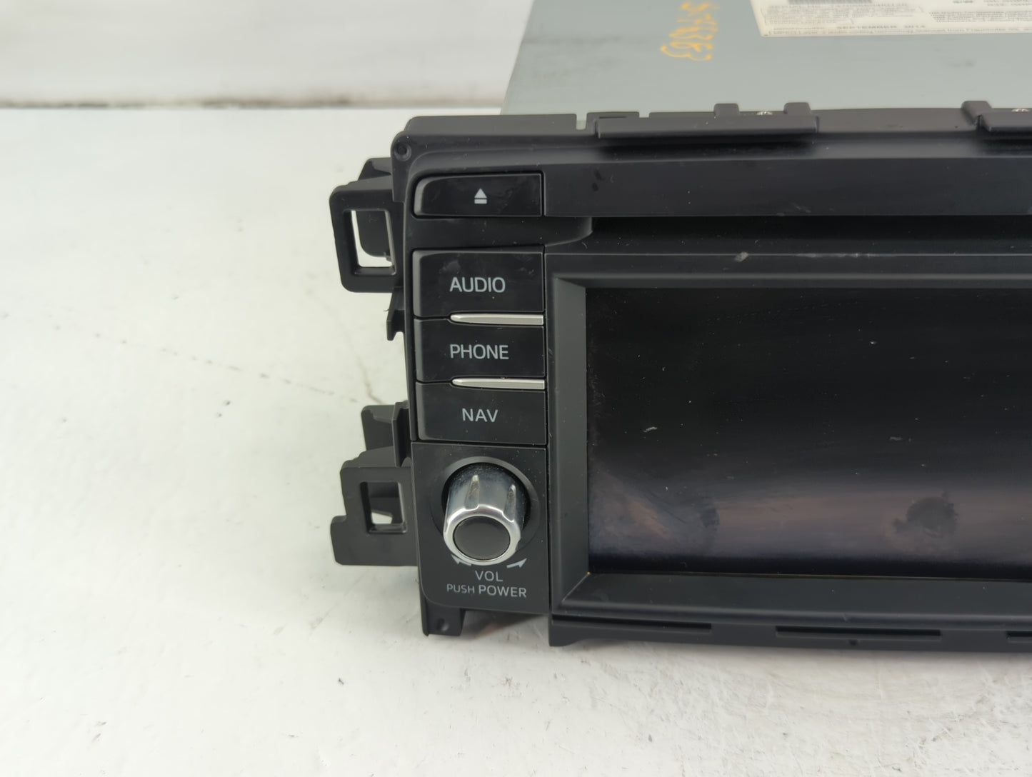 2014-2015 Mazda 6 Radio AM FM Cd Player Receiver Replacement P/N:GJS1 66 DV0C Fits Fits 2014 2015 OEM Used Auto Parts - Oemusedautoparts1.com