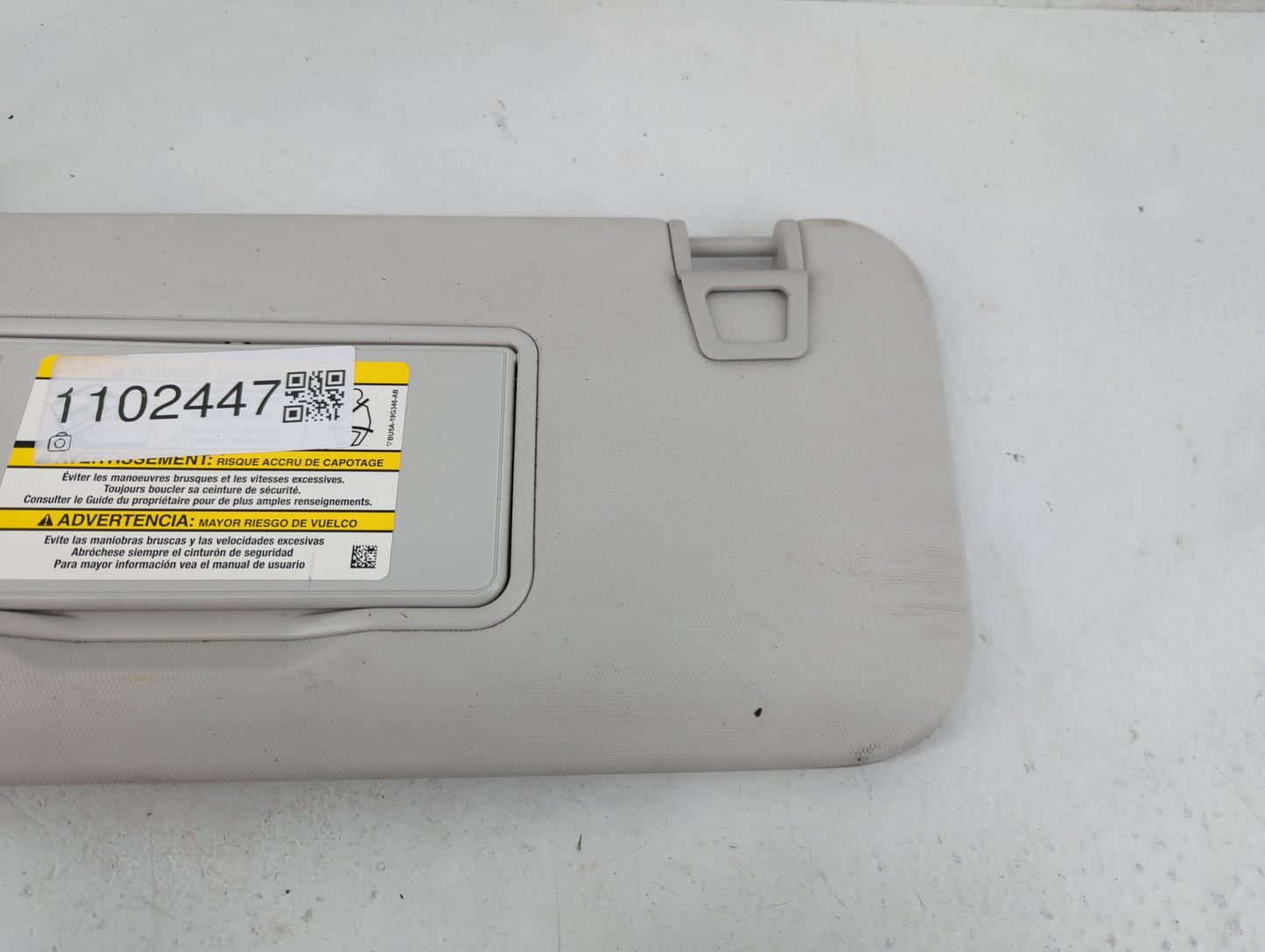 2021-2022 Ford Escape Sun Visor Shade Replacement Passenger Right Mirror Fits Fits 2021 2022 OEM Used Auto Parts