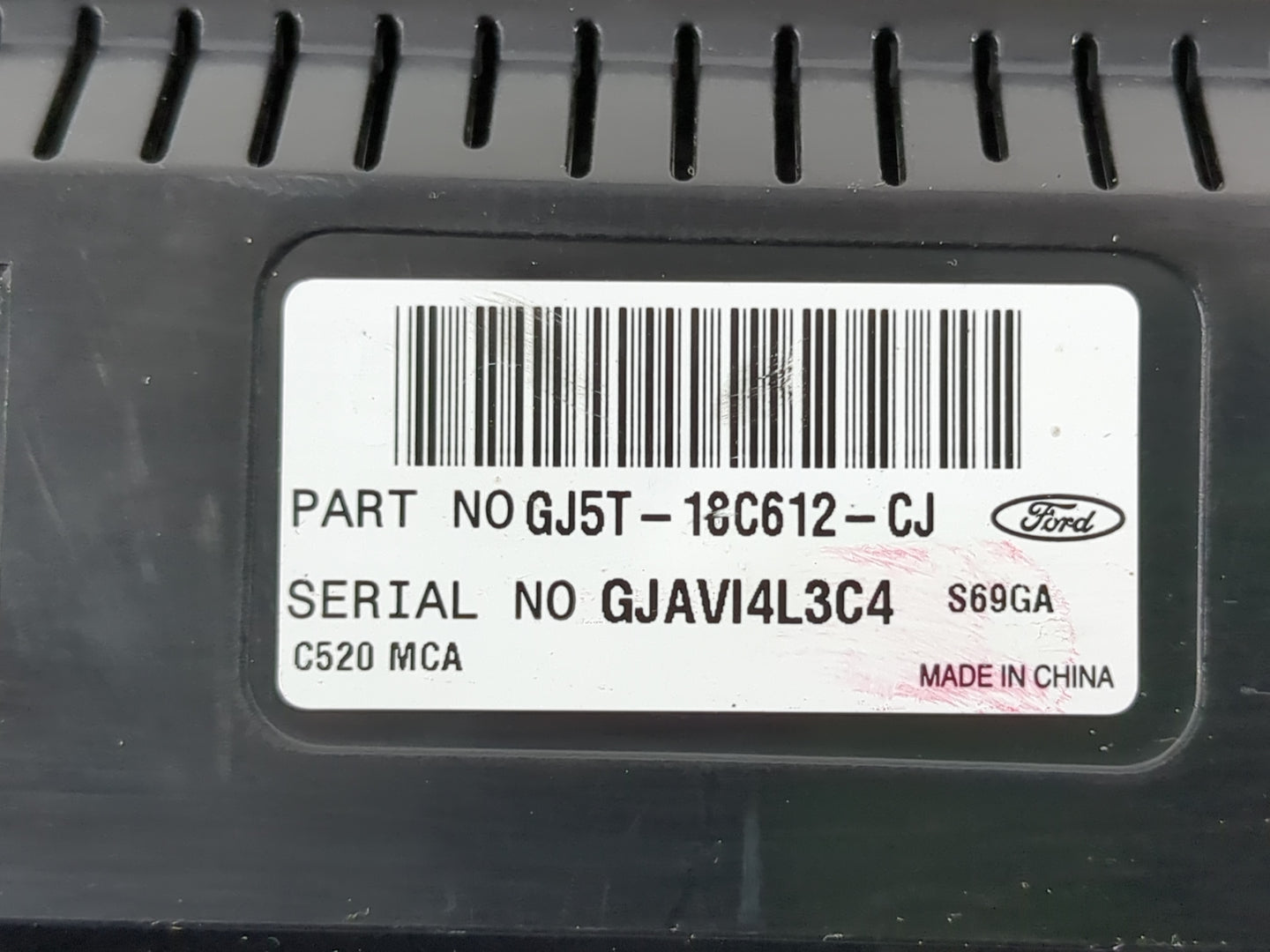 2018-2019 Ford Escape Climate Control Module Temperature AC/Heater Replacement P/N:GJ5T-18C612-CJ Fits Fits 2018 2019 OEM Used Auto Parts - Oemusedautoparts1.com