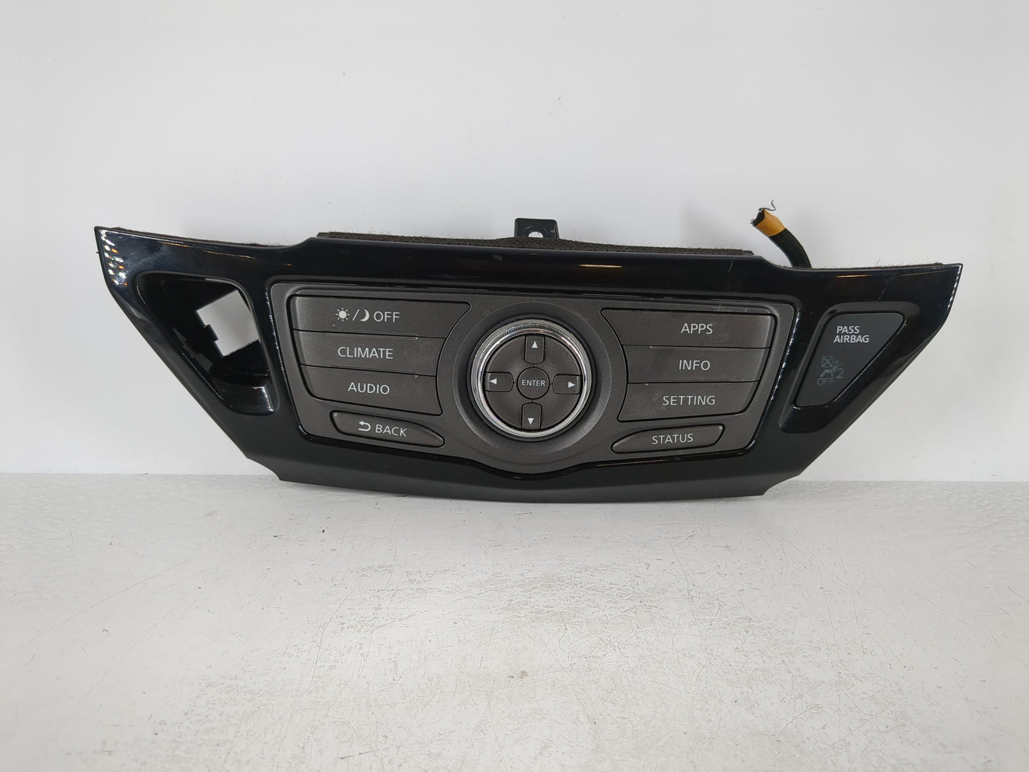 2017 Nissan Pathfinder Radio AM FM Cd Player Receiver Replacement P/N:9PJ0A 210260 Fits OEM Used Auto Parts - Oemusedautoparts1.com