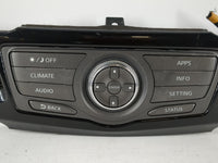 2017 Nissan Pathfinder Radio AM FM Cd Player Receiver Replacement P/N:9PJ0A 210260 Fits OEM Used Auto Parts - Oemusedautoparts1.com