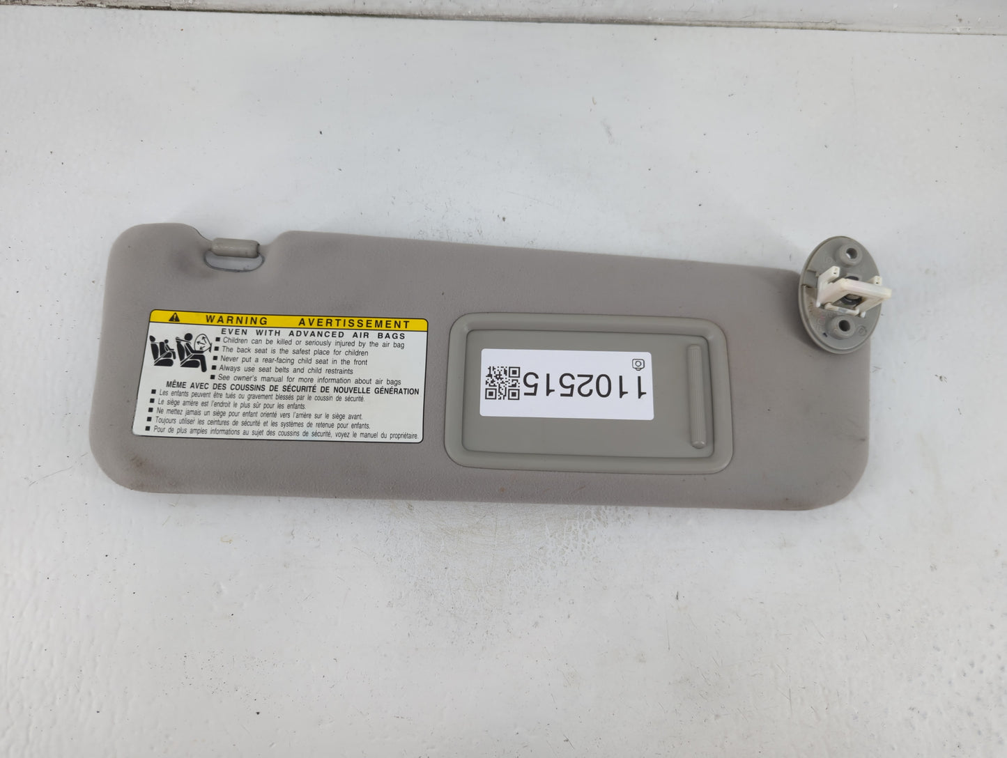 2007-2009 Lexus Es350 Sun Visor Shade Replacement Passenger Right Mirror Fits Fits 2007 2008 2009 OEM Used Auto Parts