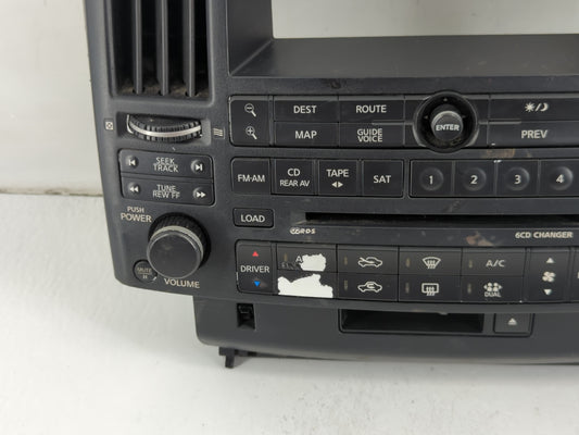 2005 Infiniti Fx37 Climate Control Module Temperature AC/Heater Replacement P/N:28396 CG710 Fits Fits 2004 OEM Used Auto Parts