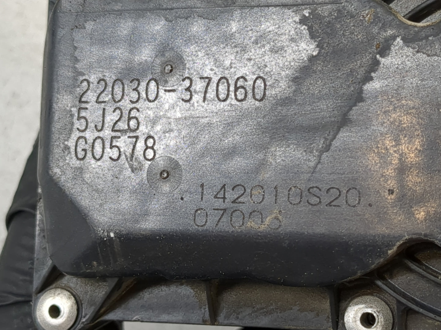 2010-2022 Toyota Prius Throttle Body P/N:22030-37060 Fits Fits 2010 2011 2012 2013 2014 2015 2016 2017 2018 2019 2020 2021 2022 OEM Used Auto Parts - Oemusedautoparts1.com