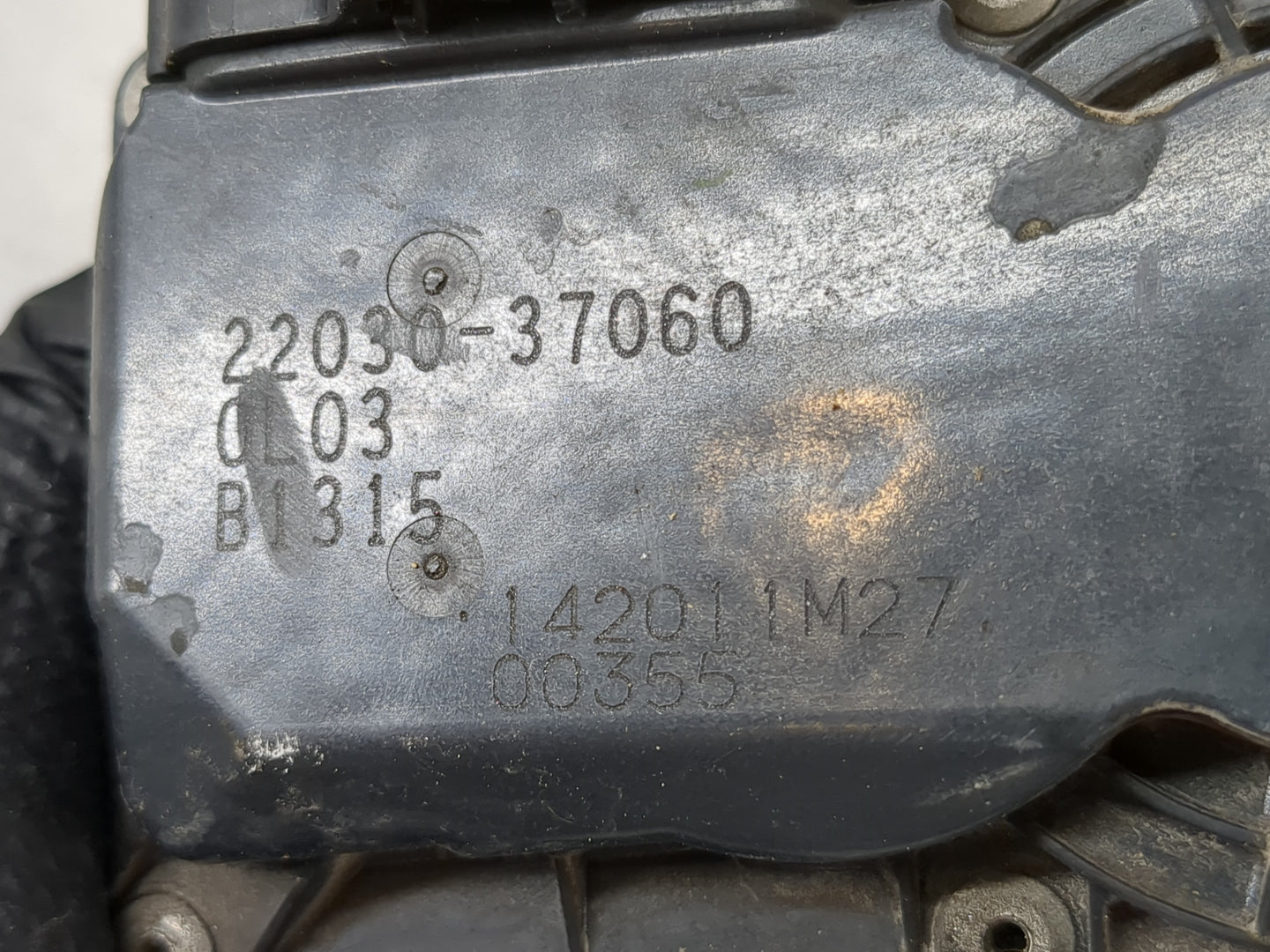 2010-2022 Toyota Prius Throttle Body P/N:22030-37060 Fits Fits 2010 2011 2012 2013 2014 2015 2016 2017 2018 2019 2020 2021 2022 OEM Used Auto Parts - Oemusedautoparts1.com