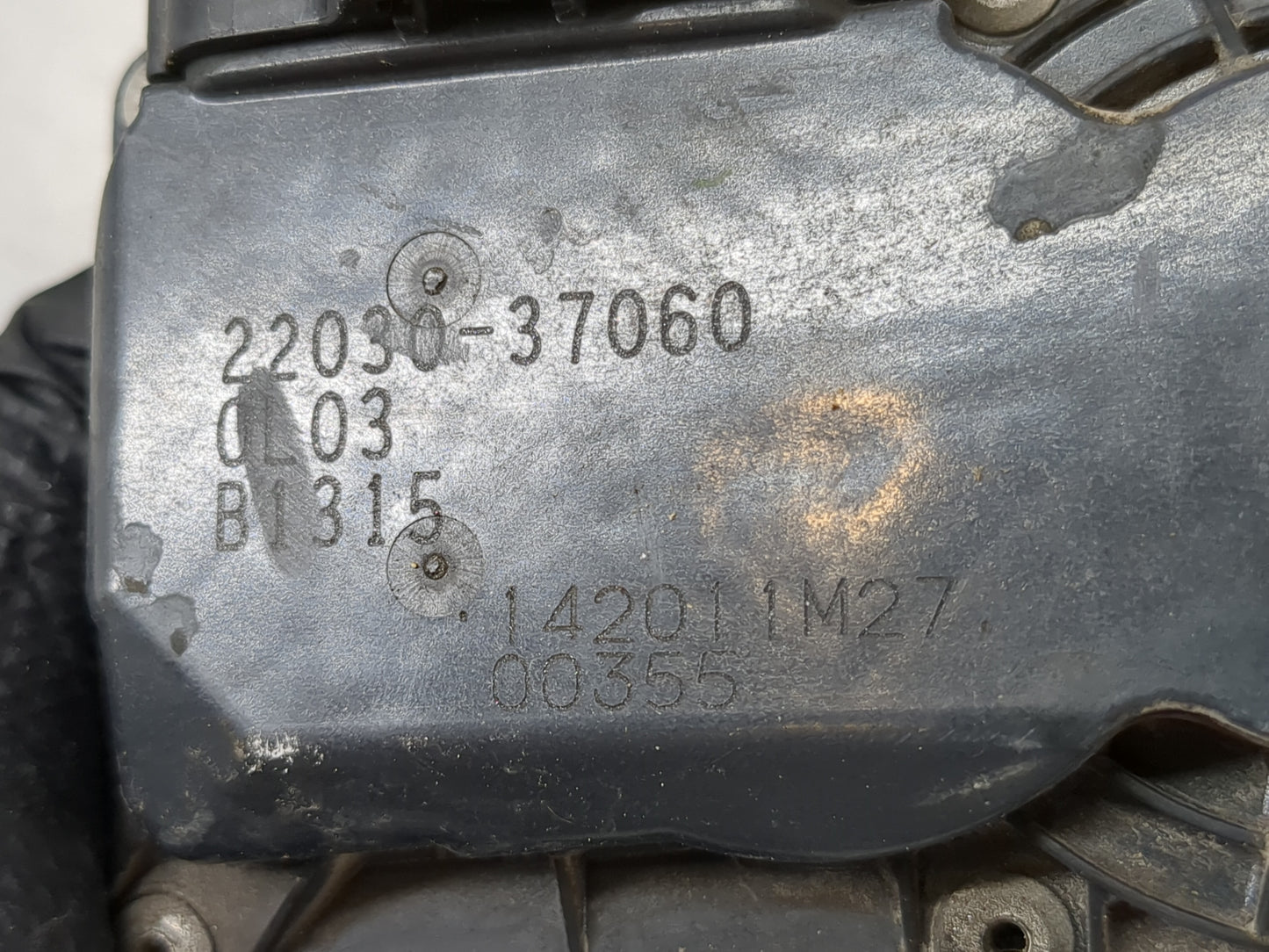 2010-2022 Toyota Prius Throttle Body P/N:22030-37060 Fits Fits 2010 2011 2012 2013 2014 2015 2016 2017 2018 2019 2020 2021 2022 OEM Used Auto Parts - Oemusedautoparts1.com