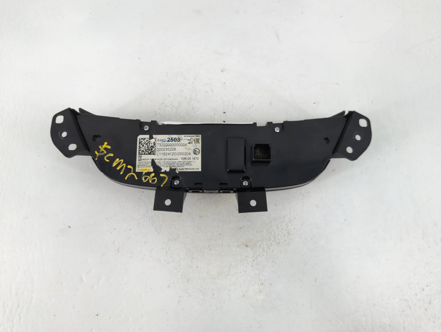 2019-2021 Chevrolet Equinox Climate Control Module Temperature AC/Heater Replacement P/N:84422503 Fits Fits 2019 2020 2021 OEM Used Auto Parts