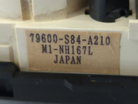 2001-2002 Honda Accord Climate Control Module Temperature AC/Heater Replacement P/N:79600-S84-A210 Fits Fits 2001 2002 OEM Used Auto Parts
