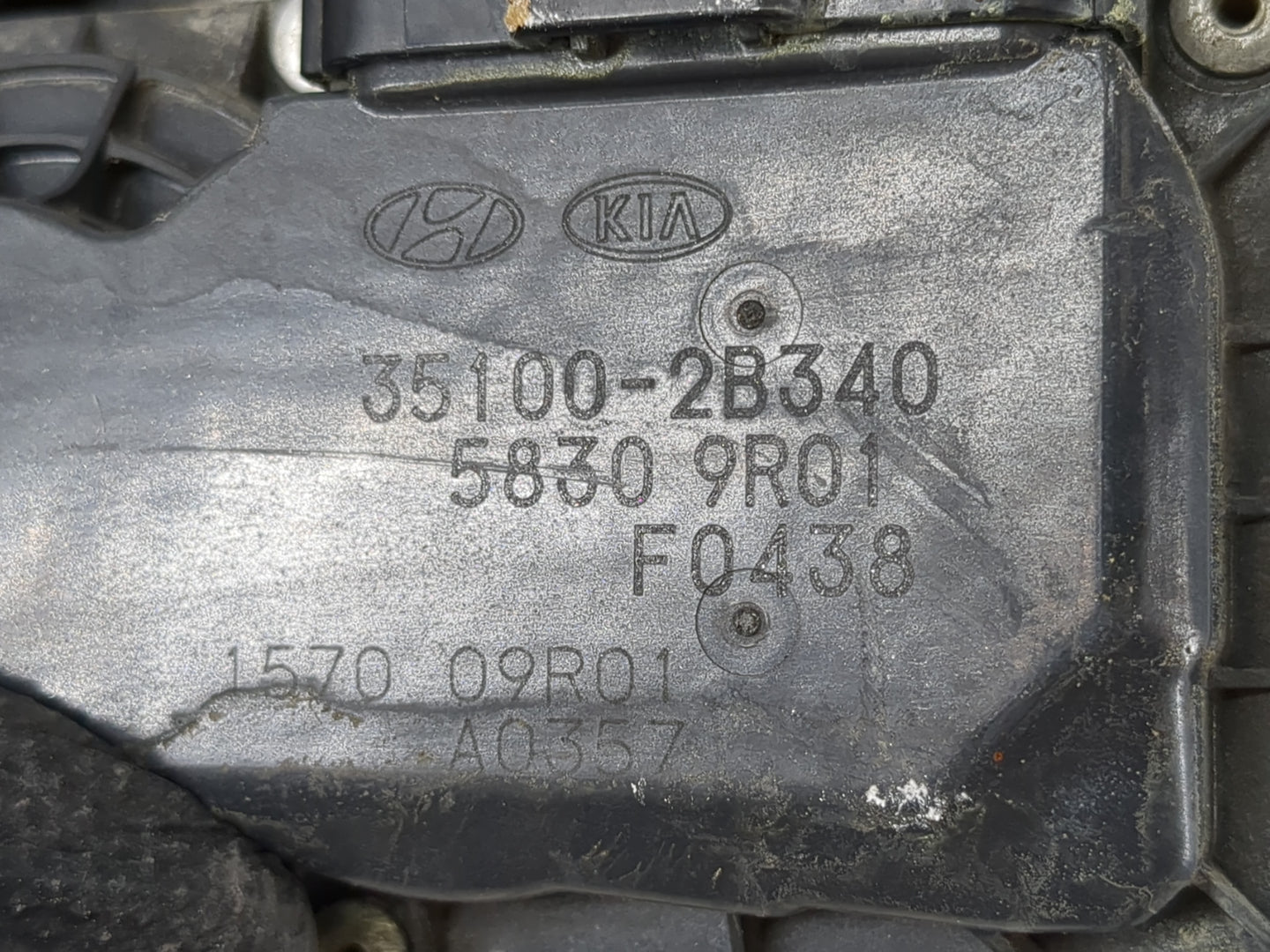 2015-2019 Hyundai Sonata Throttle Body Fits Fits 2015 2016 2017 2018 2019 2020 2021 OEM Used Auto Parts - Oemusedautoparts1.com