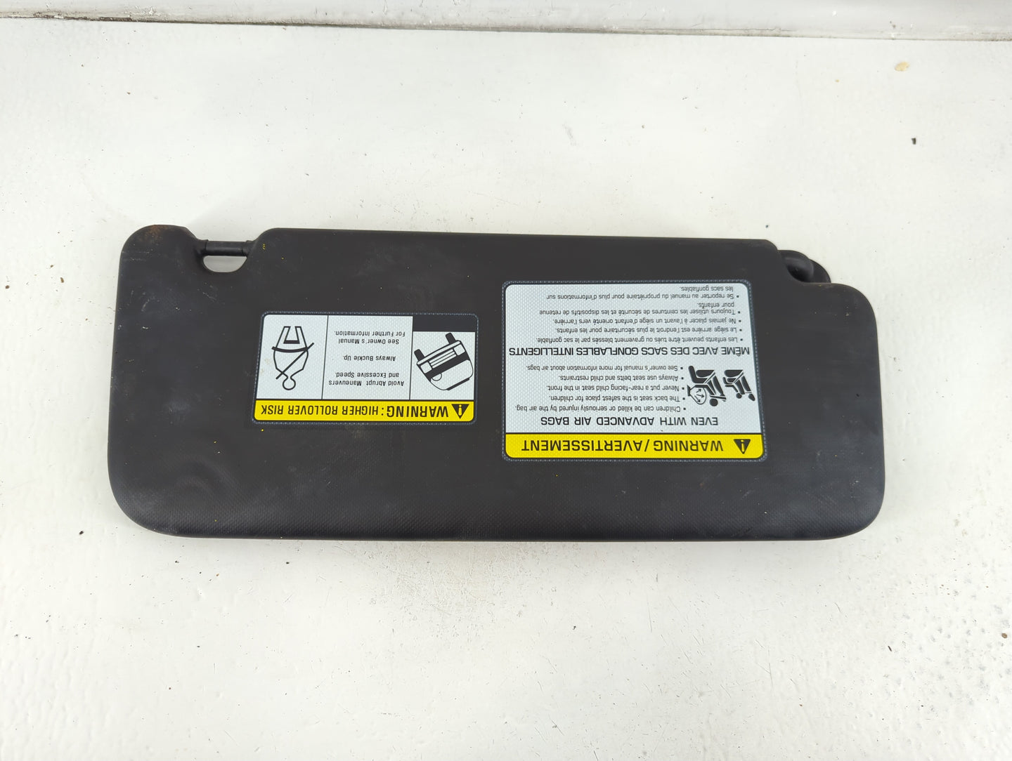 2024 Hyundai Kona Sun Visor Shade Replacement Driver Left Mirror Fits OEM Used Auto Parts - Oemusedautoparts1.com