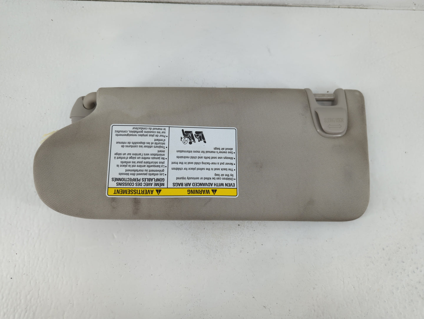 2019-2020 Infiniti Qx50 Sun Visor Shade Replacement Passenger Right Mirror Fits Fits 2019 2020 OEM Used Auto Parts - Oemusedautoparts1.com