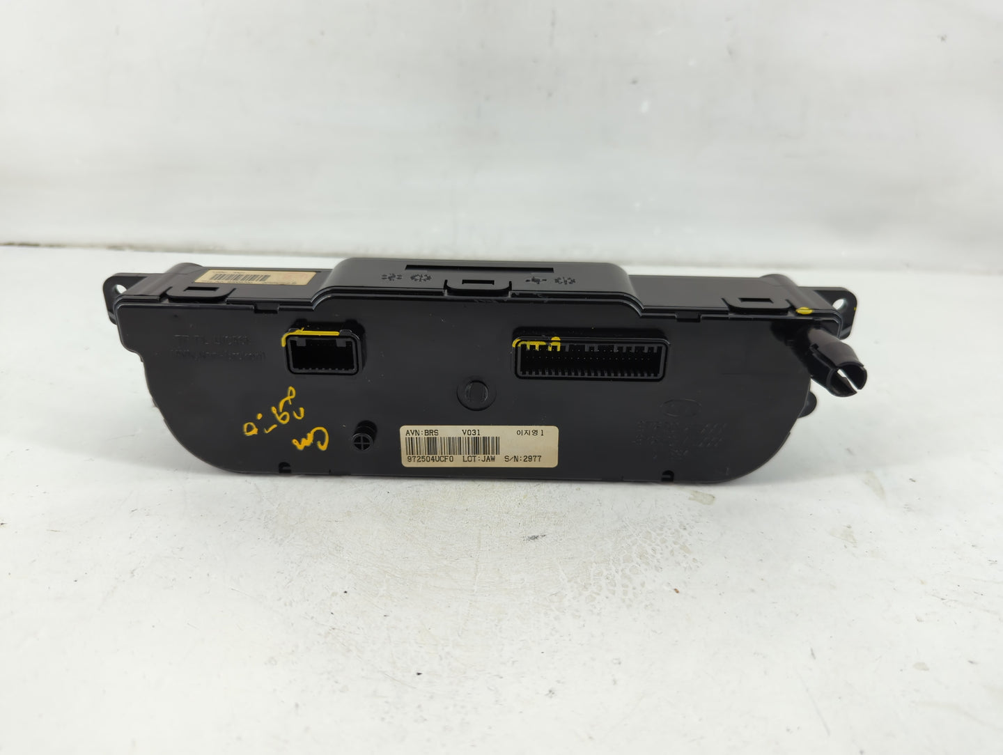 2014-2016 Kia Optima Climate Control Module Temperature AC/Heater Replacement P/N:972504UCF0 972504UBG0 Fits Fits 2014 2015 2016 OEM Used Auto Parts - Oemusedautoparts1.com