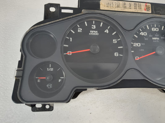 2007-2010 Chevrolet Silverado 1500 Instrument Cluster Speedometer Gauges P/N:25933368 Fits Fits 2007 2008 2009 2010 OEM Used Auto Parts