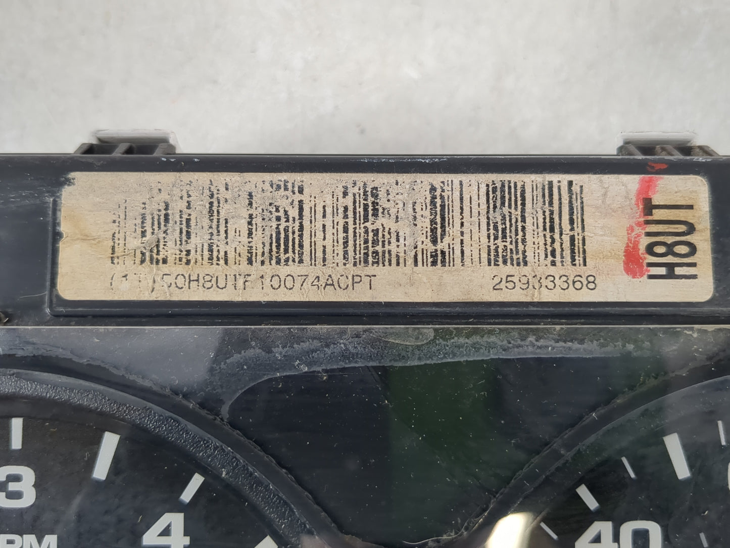 2007-2010 Chevrolet Silverado 1500 Instrument Cluster Speedometer Gauges P/N:25933368 Fits Fits 2007 2008 2009 2010 OEM Used Auto Parts