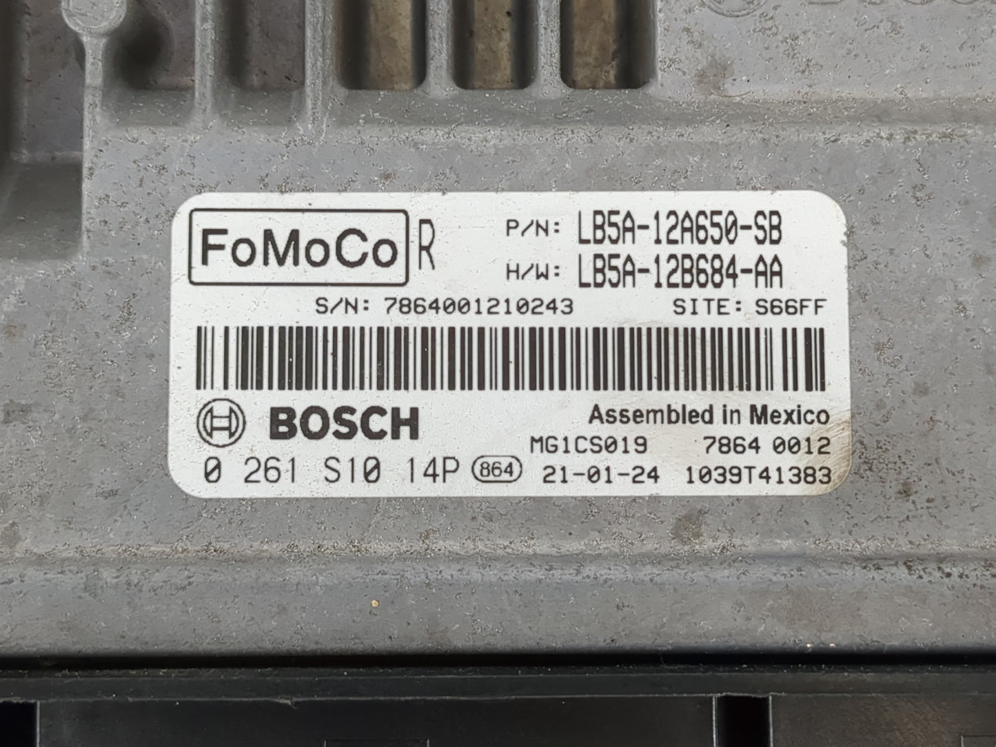 2020-2022 Ford Explorer PCM Engine Control Computer ECU ECM PCU OEM P/N:LB5A-12A650-SB Fits Fits 2020 2021 2022 OEM Used Auto Parts - Oemusedautoparts1.com