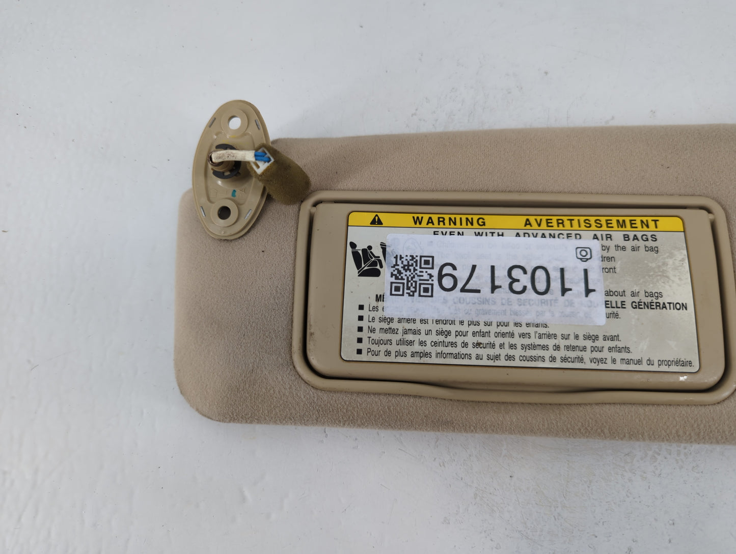 2005-2006 Lexus Es330 Sun Visor Shade Replacement Driver Left Mirror Fits Fits 2005 2006 OEM Used Auto Parts