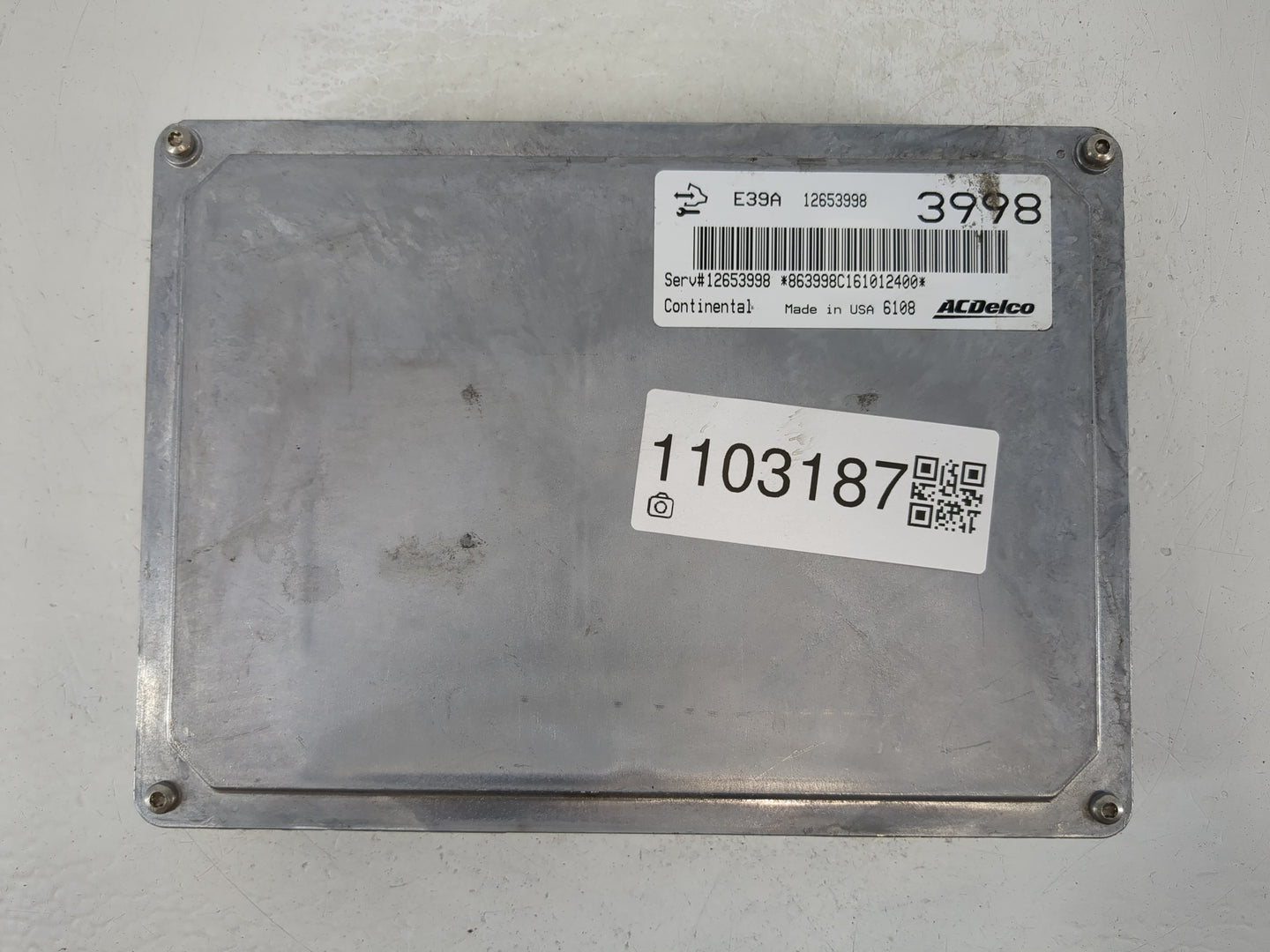 2013-2016 Buick Enclave PCM Engine Control Computer ECU ECM PCU OEM P/N:12653998 Fits Fits 2013 2014 2015 2016 OEM Used Auto Parts - Oemusedautoparts1.com
