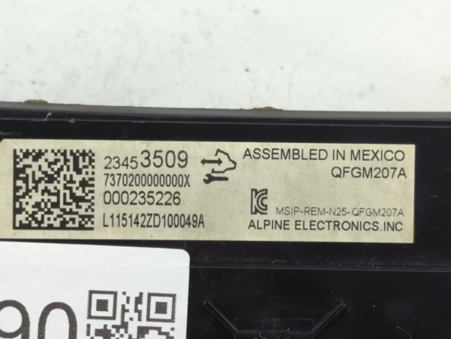 2014-2020 Chevrolet Impala Climate Control Module Temperature AC/Heater Replacement P/N:23453509 Fits OEM Used Auto Parts - Oemusedautoparts1.com