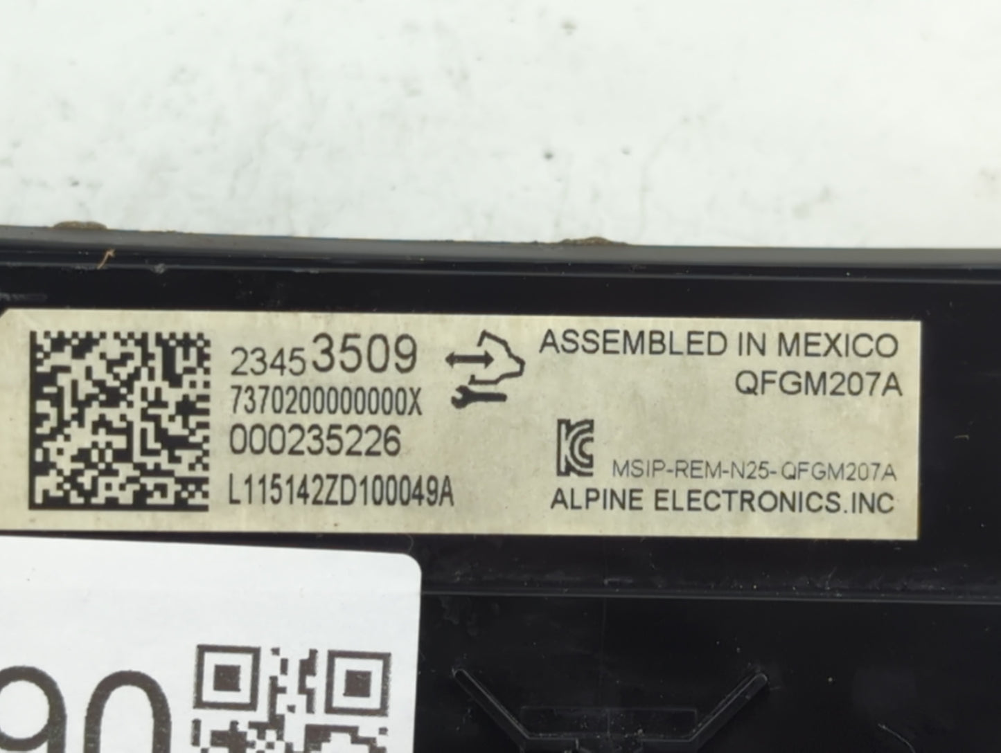 2014-2020 Chevrolet Impala Climate Control Module Temperature AC/Heater Replacement P/N:23453509 Fits OEM Used Auto Parts - Oemusedautoparts1.com