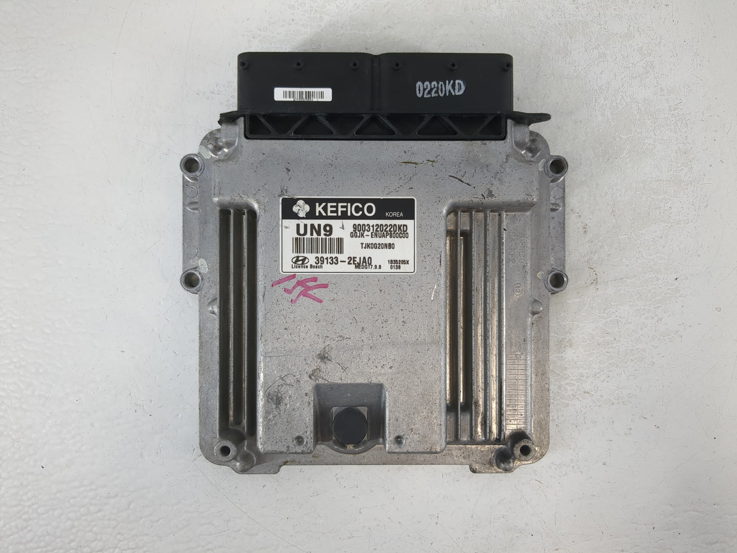 2014 Hyundai Elantra PCM Engine Control Computer ECU ECM PCU OEM P/N:39133-2EJA0 Fits OEM Used Auto Parts - Oemusedautoparts1.com