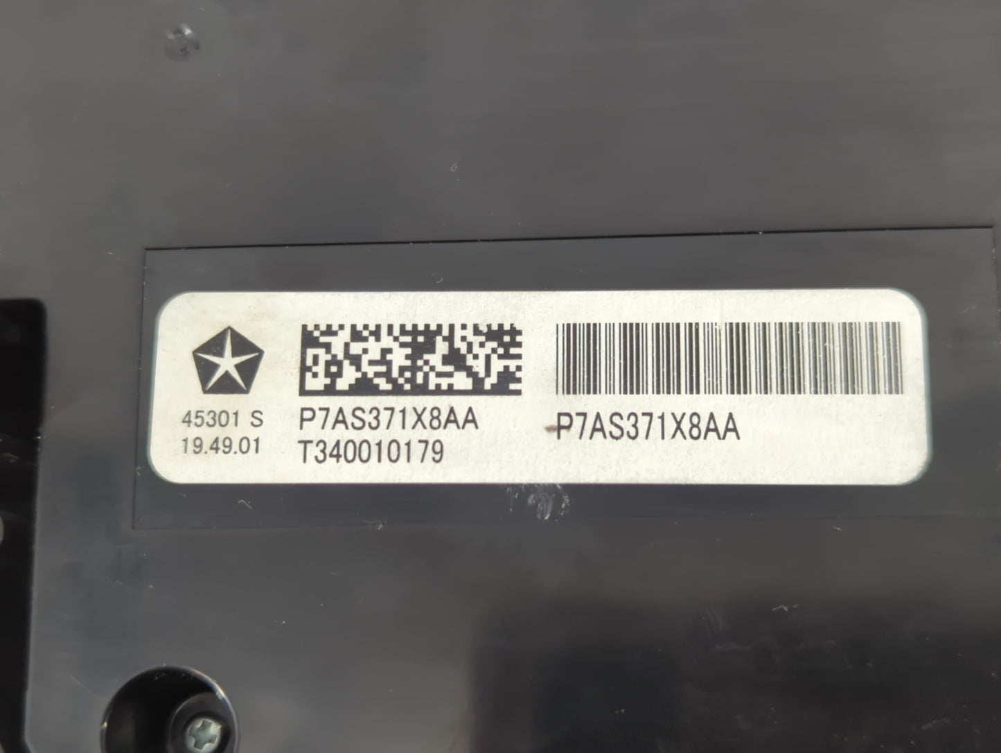 2021 Chrysler Voyager Climate Control Module Temperature AC/Heater Replacement P/N:P7AS371X8AA Fits OEM Used Auto Parts