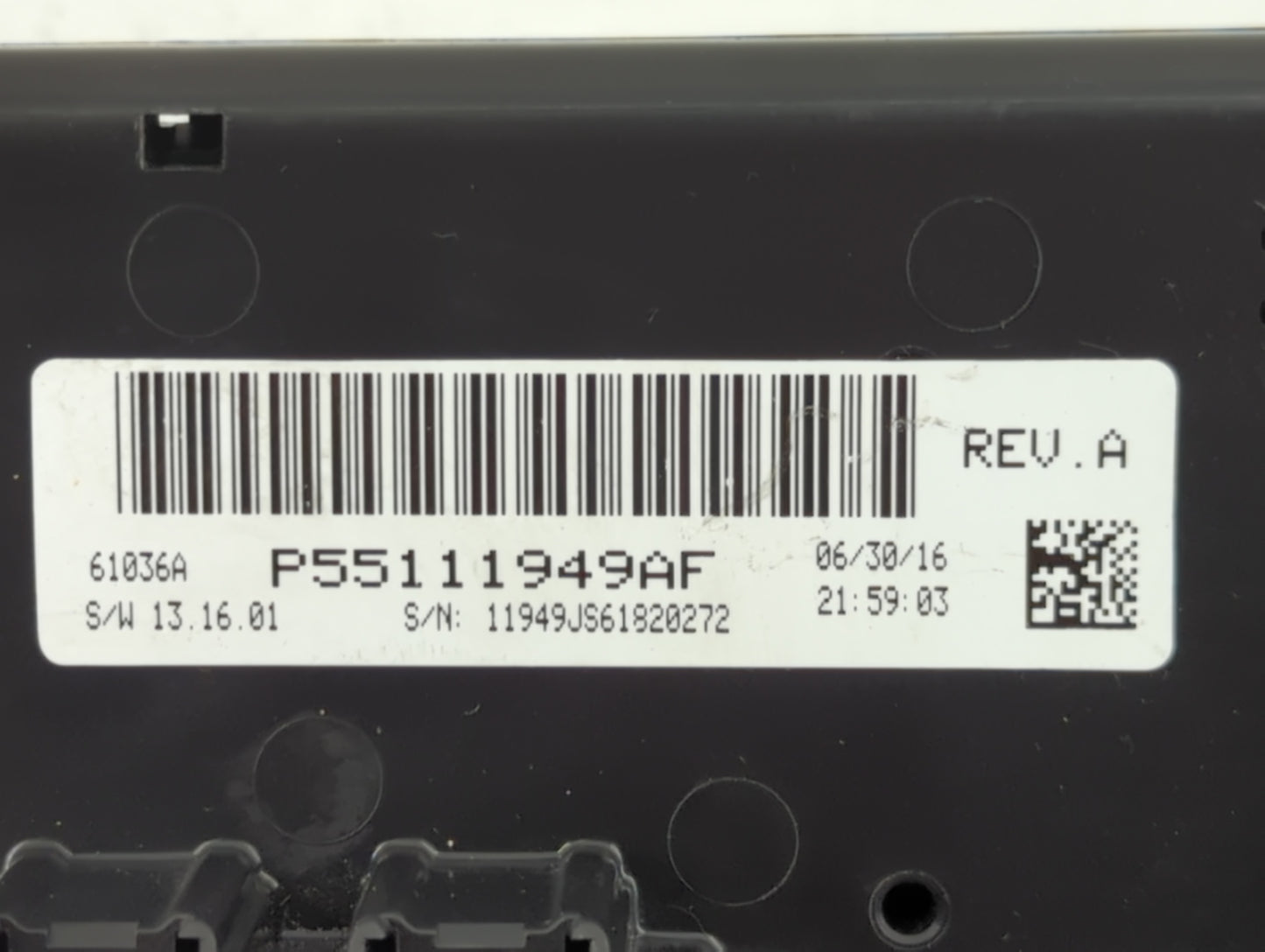 2010-2014 Dodge Avenger Climate Control Module Temperature AC/Heater Replacement P/N:P55111949AF Fits OEM Used Auto Parts