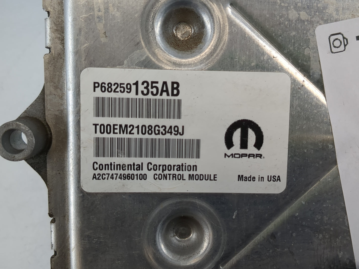 2016-2019 Dodge Journey PCM Engine Control Computer ECU ECM PCU OEM P/N:P68259135AB P68352965AB Fits Fits 2016 2017 2018 2019 OEM Used Auto Parts