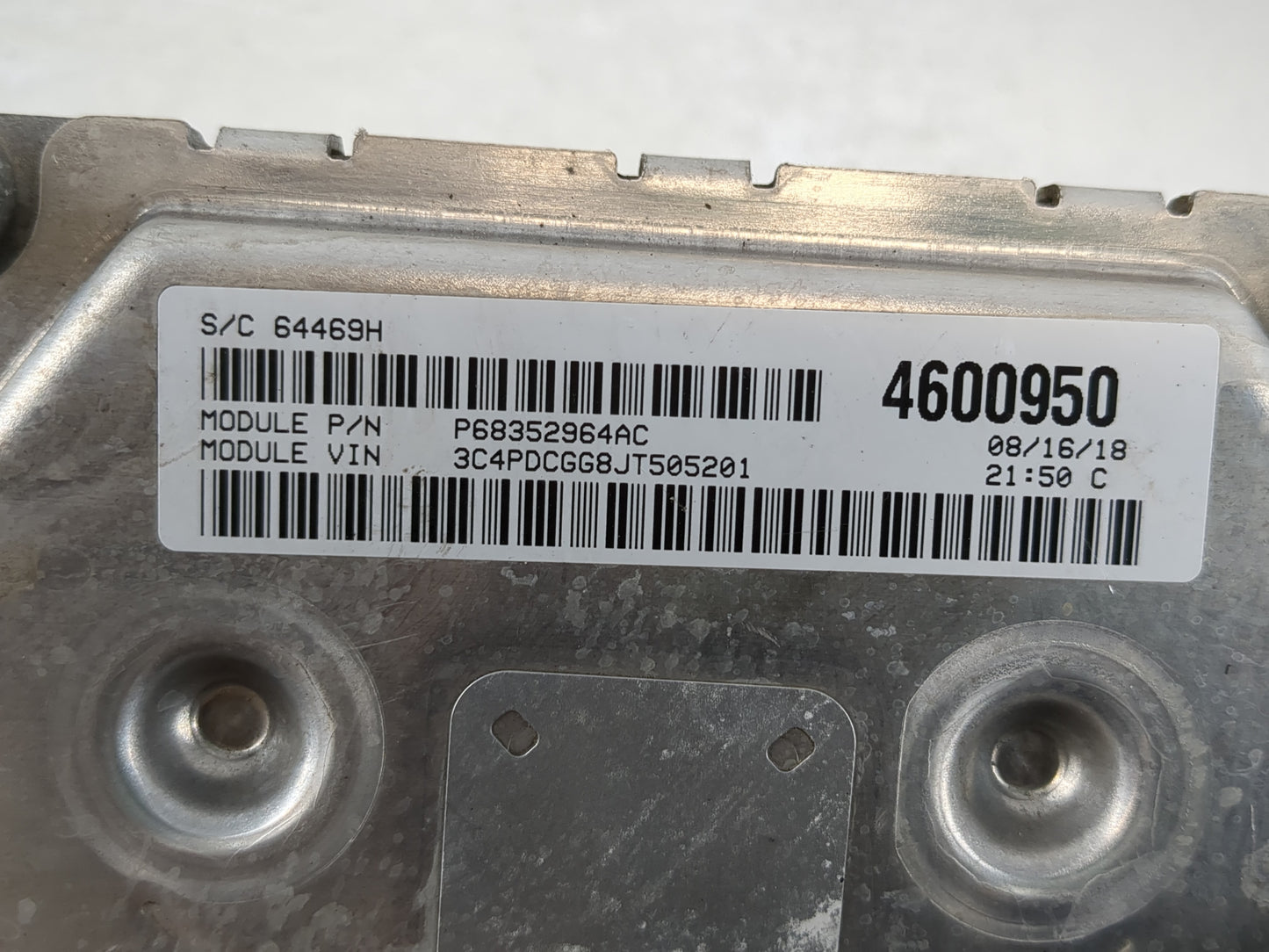 2016-2019 Dodge Journey PCM Engine Control Computer ECU ECM PCU OEM P/N:P68259135AB P68352965AB Fits Fits 2016 2017 2018 2019 OEM Used Auto Parts