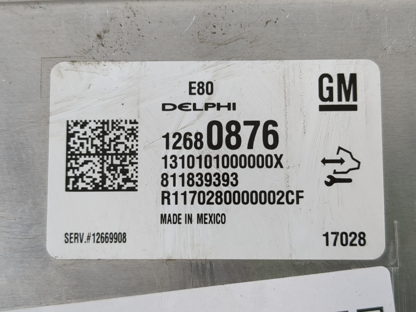 2017-2021 Chevrolet Malibu PCM Engine Control Computer ECU ECM PCU OEM P/N:12680876 Fits Fits 2017 2018 2019 2020 2021 2022 OEM Used Auto Parts - Oemusedautoparts1.com