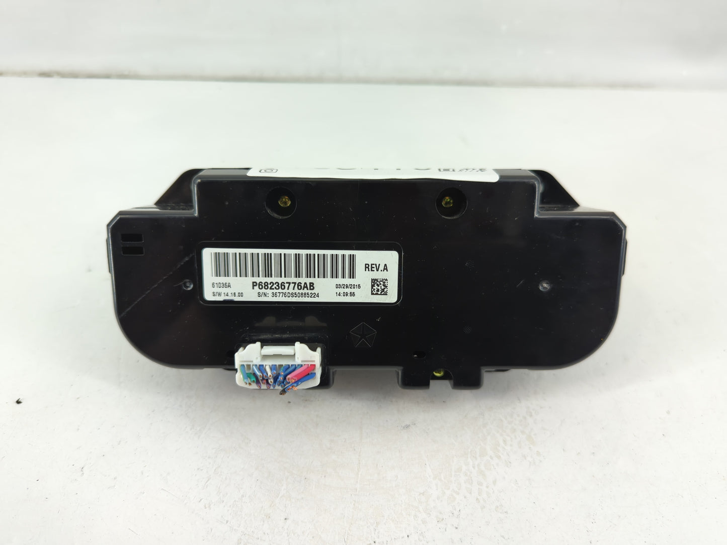 2015 Dodge Ram 1500 Climate Control Module Temperature AC/Heater Replacement P/N:P68236776AB Fits OEM Used Auto Parts