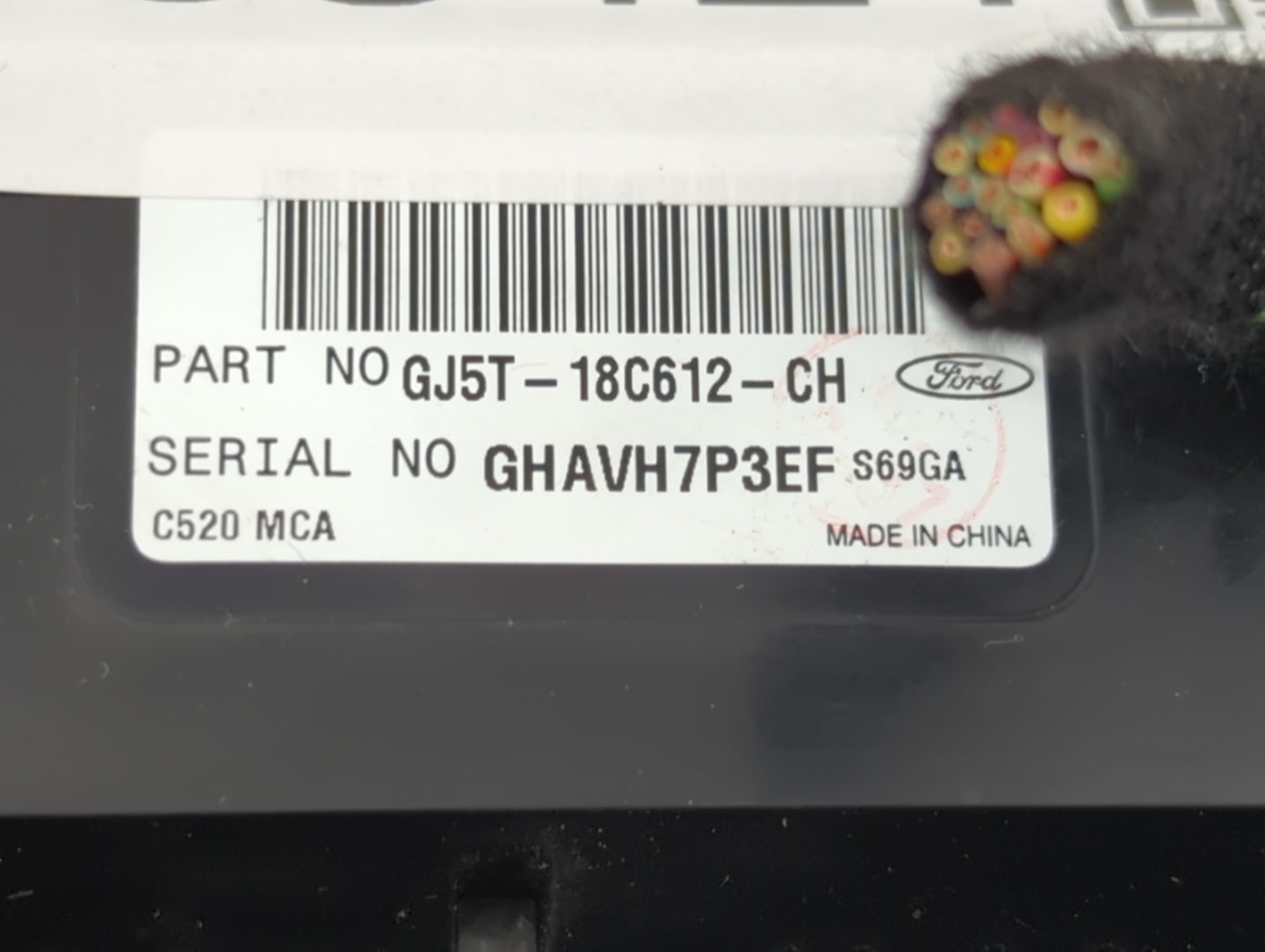2018-2019 Ford Escape Climate Control Module Temperature AC/Heater Replacement P/N:GJ5T-18C612-CJ Fits Fits 2018 2019 OEM Used Auto Parts - Oemusedautoparts1.com
