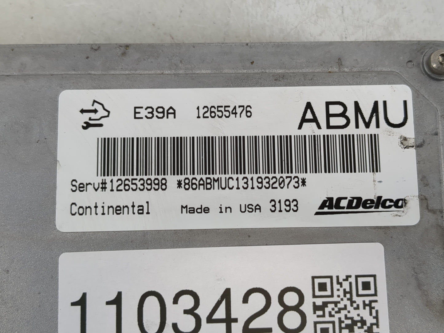 2013-2016 Buick Regal PCM Engine Control Computer ECU ECM PCU OEM P/N:12655476 Fits Fits 2013 2014 2015 2016 OEM Used Auto Parts - Oemusedautoparts1.com