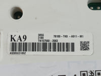 2014-2017 Honda Odyssey Instrument Cluster Speedometer Gauges P/N:78100-TK8-A911-M1 Fits Fits 2014 2015 2016 2017 OEM Used Auto Parts