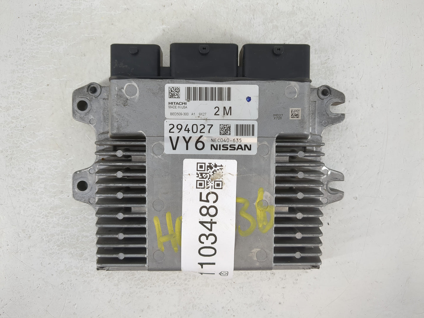 2019-2022 Nissan Altima PCM Engine Control Computer ECU ECM PCU OEM P/N:NEC040-635 Fits Fits 2019 2020 2021 2022 OEM Used Auto Parts - Oemusedautoparts1.com
