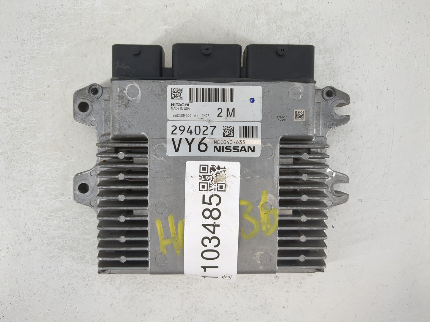 2019-2022 Nissan Altima PCM Engine Control Computer ECU ECM PCU OEM P/N:NEC040-635 Fits Fits 2019 2020 2021 2022 OEM Used Auto Parts - Oemusedautoparts1.com