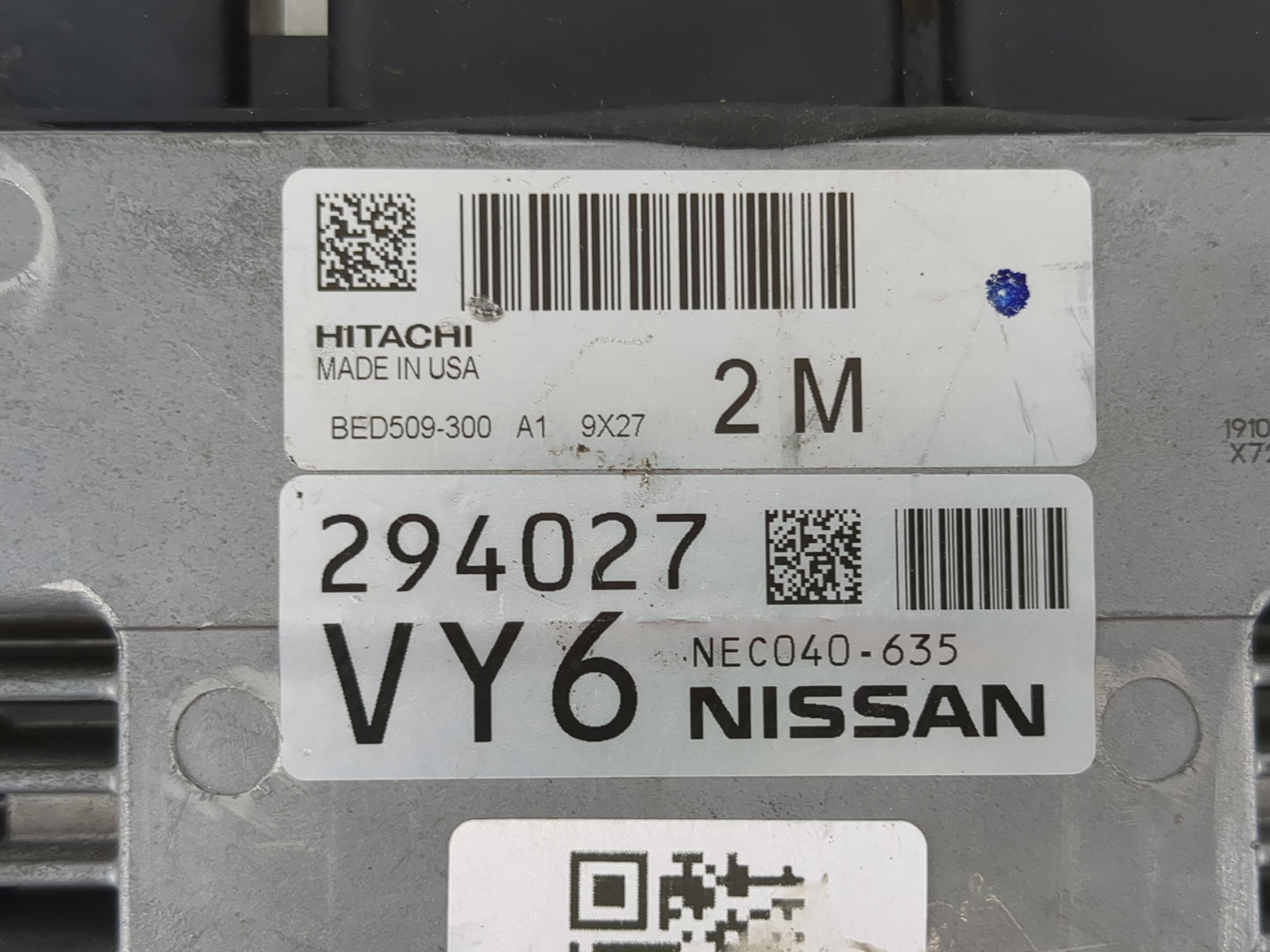 2019-2022 Nissan Altima PCM Engine Control Computer ECU ECM PCU OEM P/N:NEC040-635 Fits Fits 2019 2020 2021 2022 OEM Used Auto Parts - Oemusedautoparts1.com