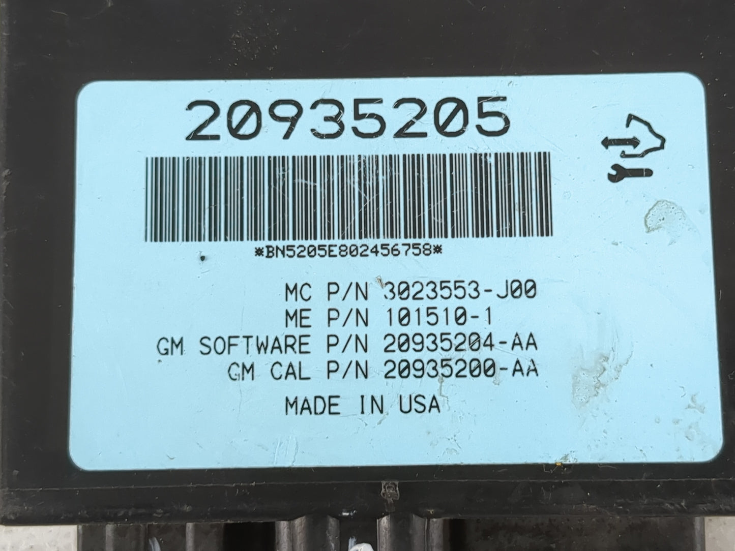 2010-2014 Cadillac Cts Chassis Control Module Ccm Bcm Body Control