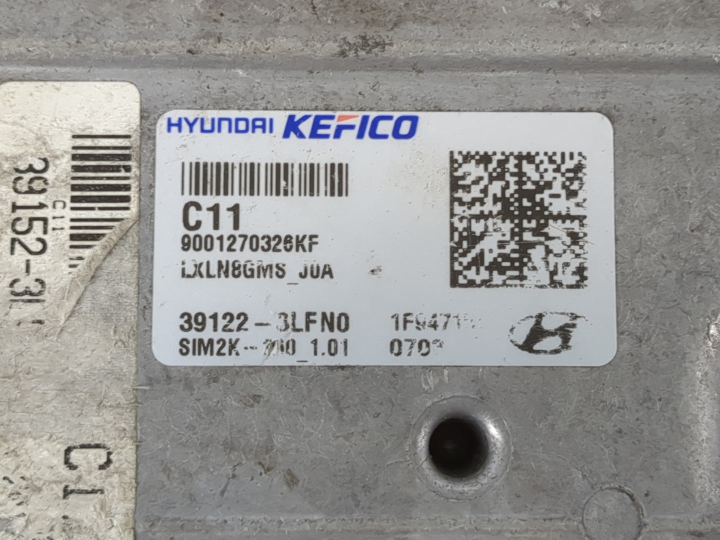 2020-2022 Hyundai Palisade PCM Engine Control Computer ECU ECM PCU OEM P/N:39122-3LFN0 Fits Fits 2020 2021 2022 OEM Used Auto Parts - Oemusedautoparts1.com