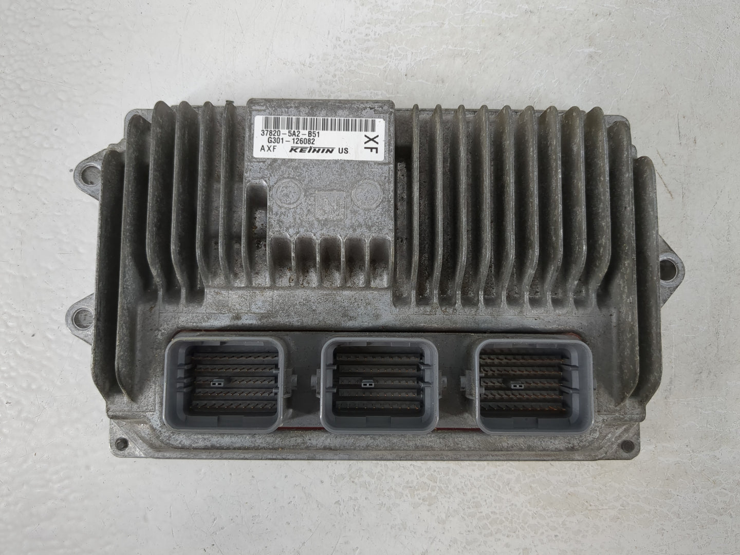 2014 Honda Accord PCM Engine Control Computer ECU ECM PCU OEM P/N:37820-5A2-B52 Fits OEM Used Auto Parts - Oemusedautoparts1.com