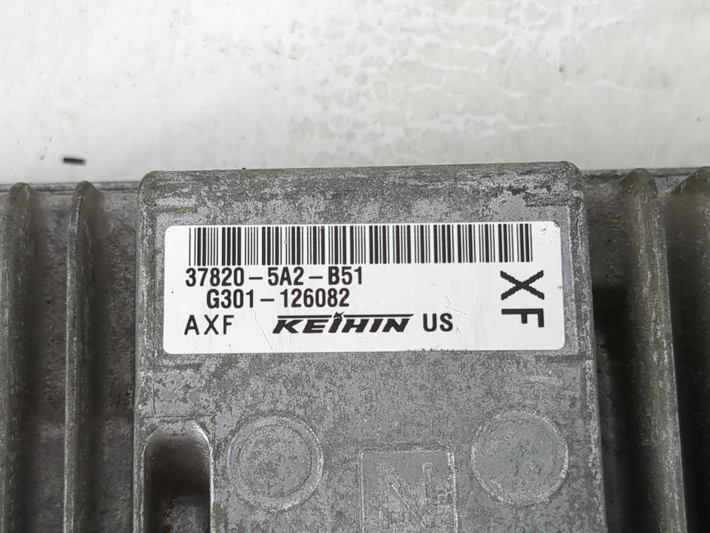 2014 Honda Accord PCM Engine Control Computer ECU ECM PCU OEM P/N:37820-5A2-B52 Fits OEM Used Auto Parts - Oemusedautoparts1.com