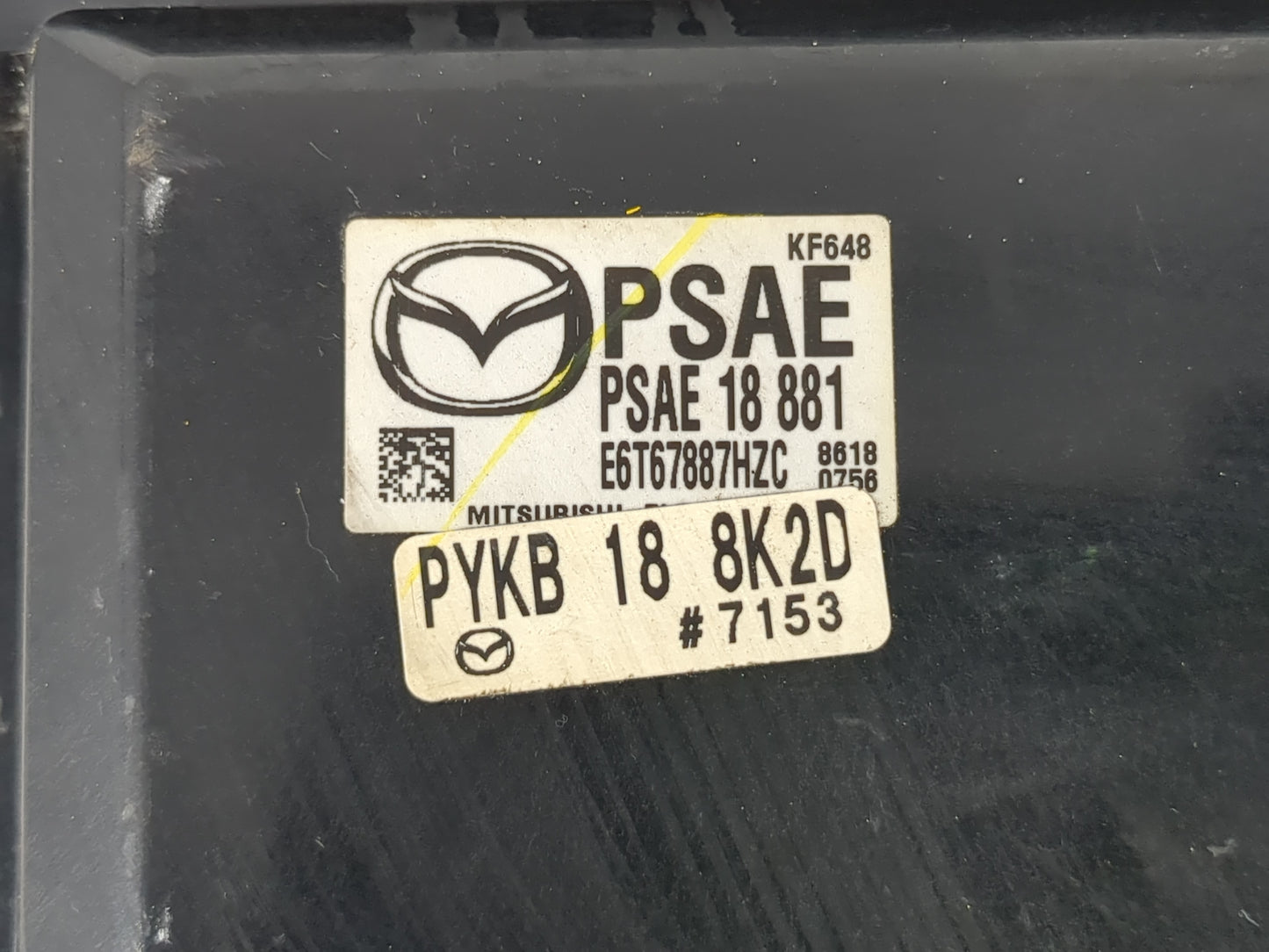 2017-2018 Mazda 3 PCM Engine Control Computer ECU ECM PCU OEM P/N:PSAE 18 881 Fits Fits 2017 2018 OEM Used Auto Parts