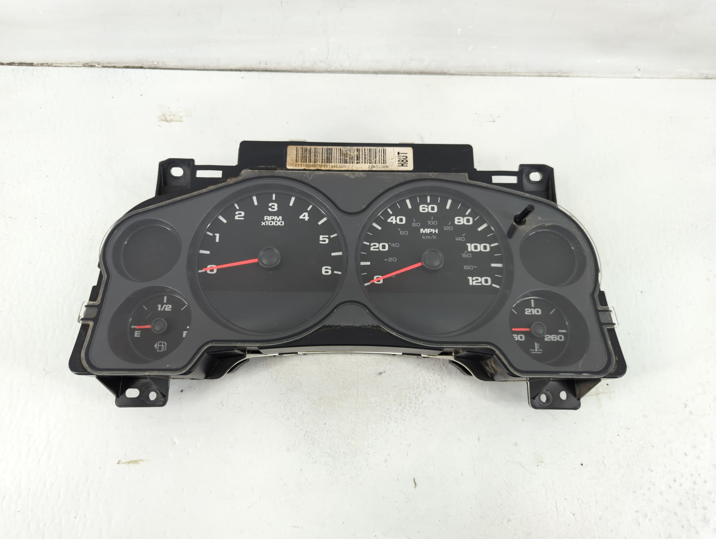 2007-2010 Chevrolet Silverado 1500 Instrument Cluster Speedometer Gauges P/N:28186386 Fits Fits 2007 2008 2009 2010 OEM Used Auto Parts