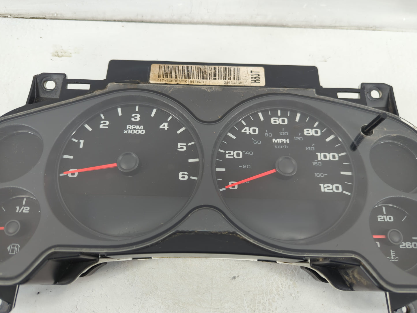 2007-2010 Chevrolet Silverado 1500 Instrument Cluster Speedometer Gauges P/N:28186386 Fits Fits 2007 2008 2009 2010 OEM Used Auto Parts