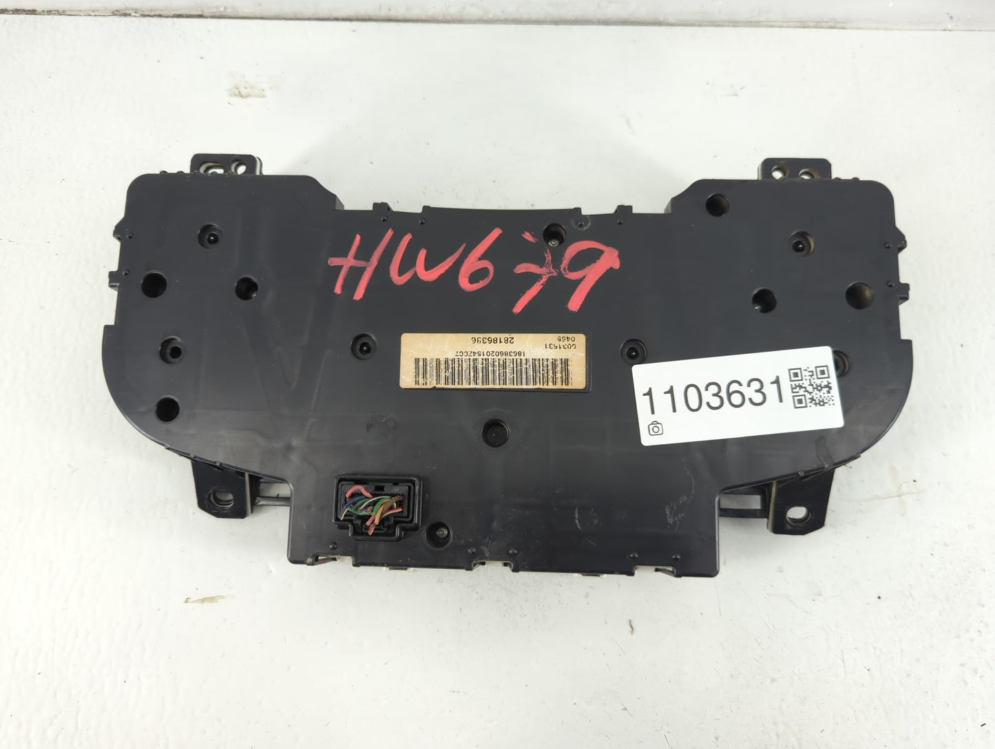 2007-2010 Chevrolet Silverado 1500 Instrument Cluster Speedometer Gauges P/N:28186386 Fits Fits 2007 2008 2009 2010 OEM Used Auto Parts