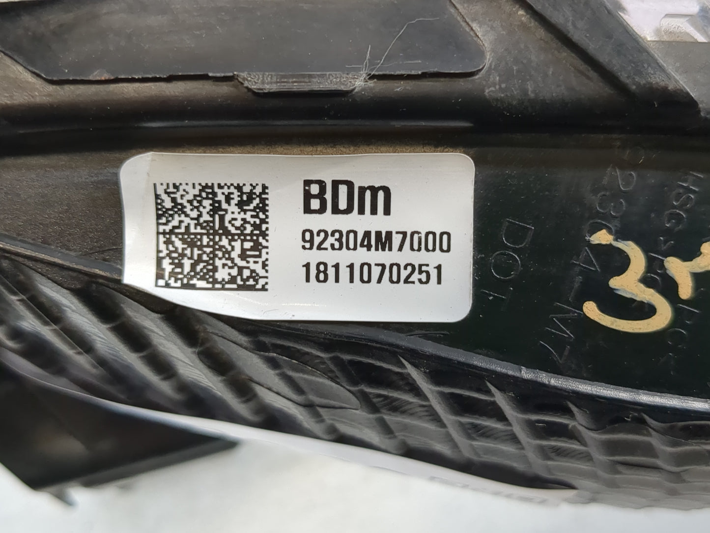 2019-2021 Kia Forte Passenger Right Oem Front Light Lamp