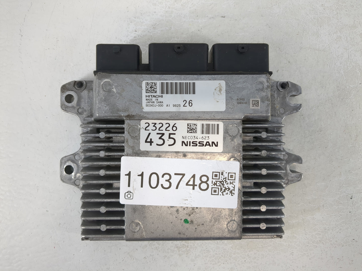 2018-2022 Nissan Rogue Sport PCM Engine Control Computer ECU ECM PCU OEM P/N:NEC034-623 NEC027-631 Fits OEM Used Auto Parts - Oemusedautoparts1.com