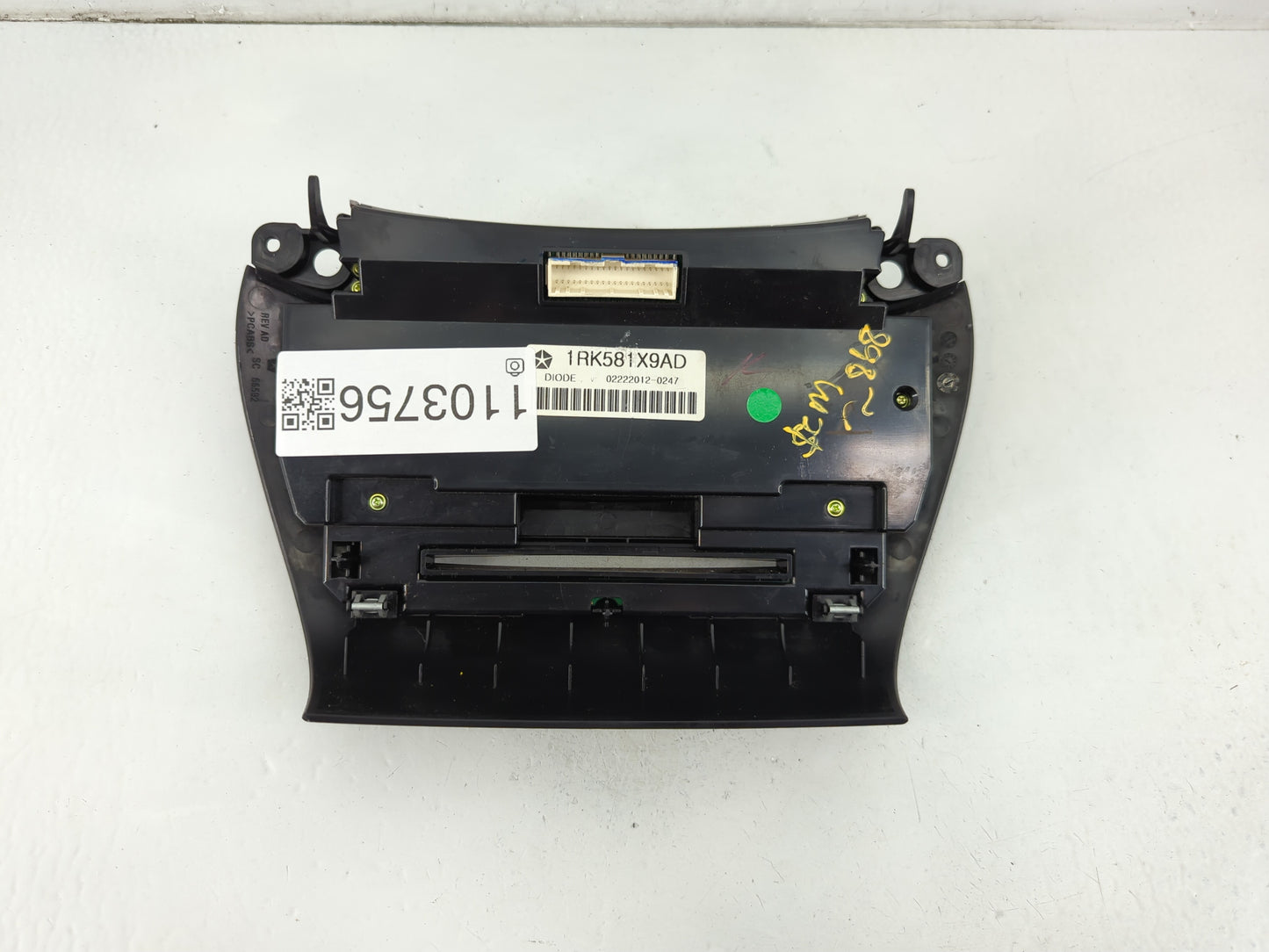 2011-2017 Dodge Journey Climate Control Module Temperature AC/Heater Replacement P/N:1RK581X9AD Fits OEM Used Auto Parts