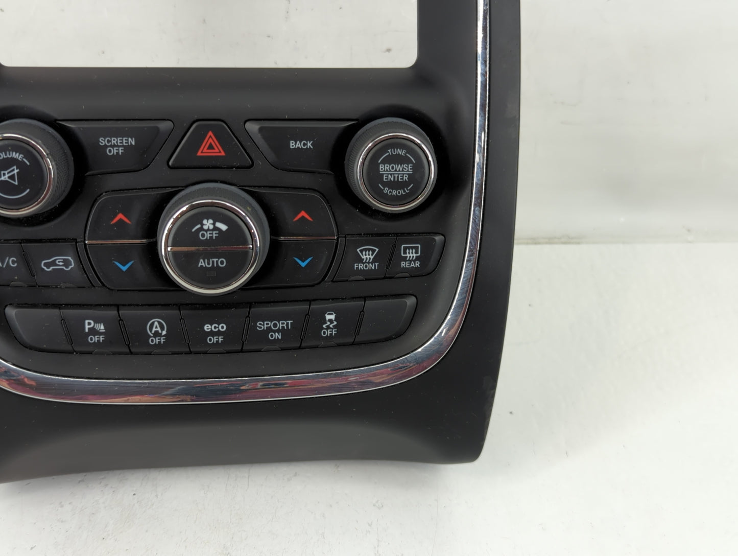 2016-2017 Dodge Durango Climate Control Module Temperature AC/Heater Replacement P/N:68253735AI Fits Fits 2016 2017 OEM Used Auto Parts